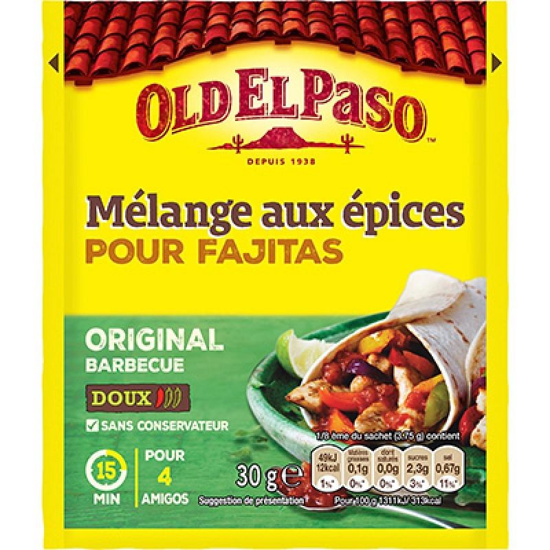 Old El Paso O.Paso Epices Fajitas Ori 30G