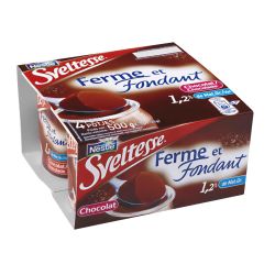 Nestle Sveltesse Yaourts Ferme Et Fondant Au Chocolat 4X125G
