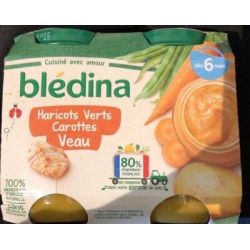 Bledina Bled.Har.Vt Carot.Veau2X200G6M