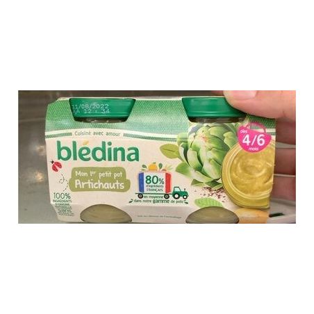 Bledina Bled Mon 1Er Pot Articho2X130G