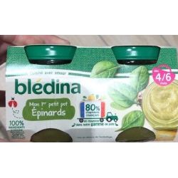 Bledina Bled 1Er Pt Pot Epinard2X130Gr