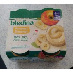 Bledina Pommes Bananes 4X130G