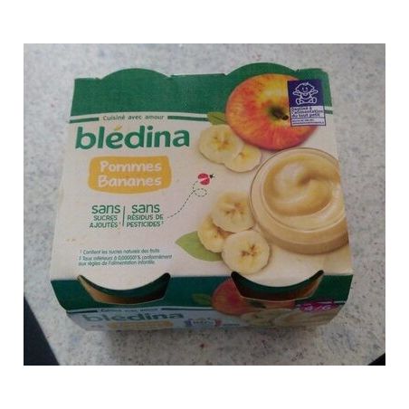 Bledina Pommes Bananes 4X130G