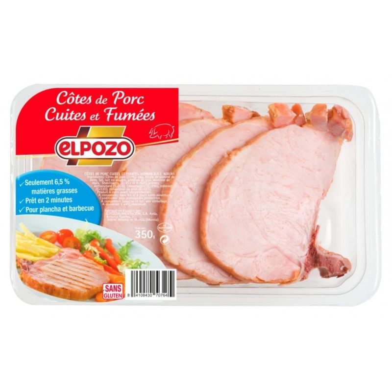 Elpozo Cote Porc Cte Fumee350G