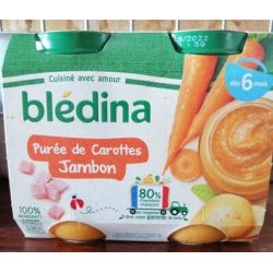 Bledina Carottes/Jambon 2X200G