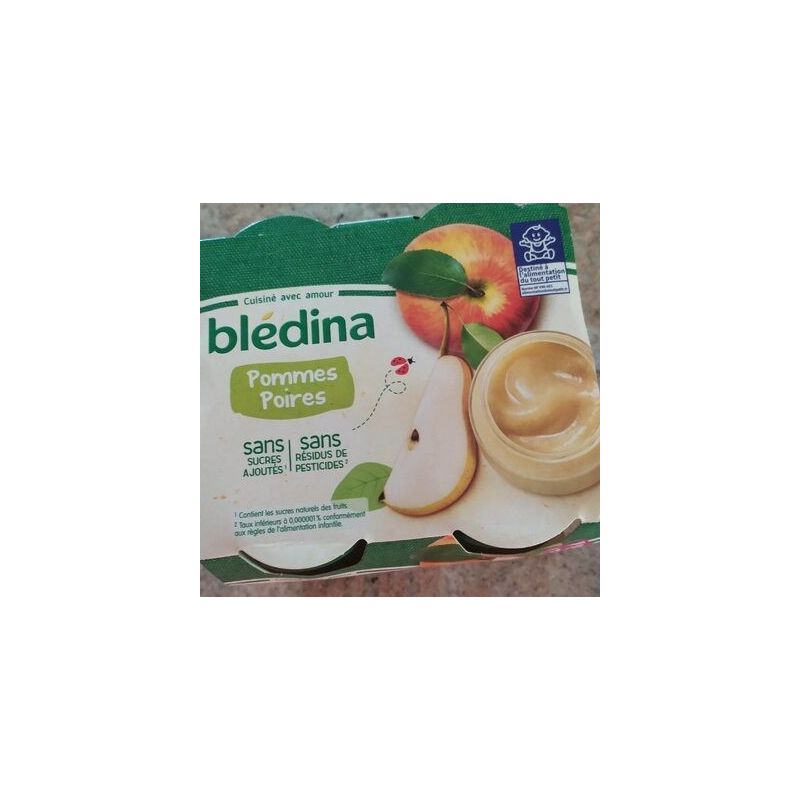 Bledina Bled.Frts Pom.Poir.4X130G 4/6M