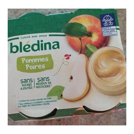 Bledina Bled.Frts Pom.Poir.4X130G 4/6M
