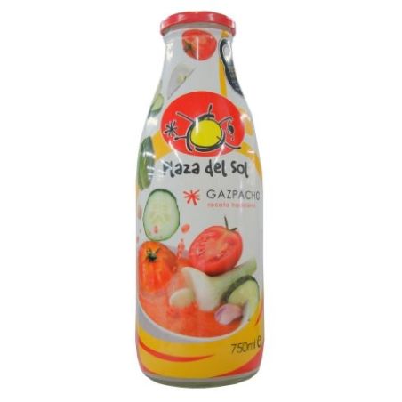 Plaza Del Sol 750Ml Gazpacho De Légumes Bouteille Sleeve