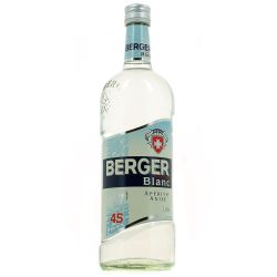 Berger Apéritif Blanc Pastis 45% : La Bouteille D'1L