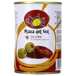 Plaza Del Sol 120G Olives Farcies Chorizo Piquant
