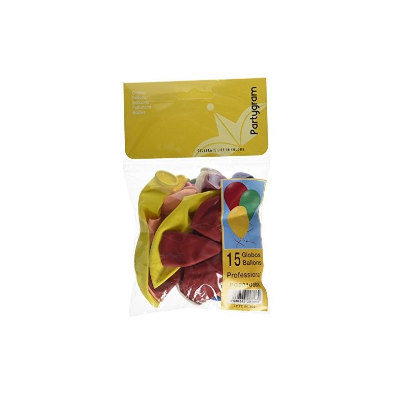 1Er Prix Ballons X15 Couleurs Assorties