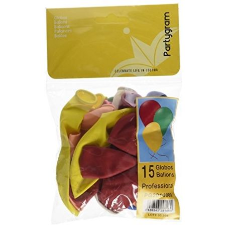 1Er Prix Ballons X15 Couleurs Assorties