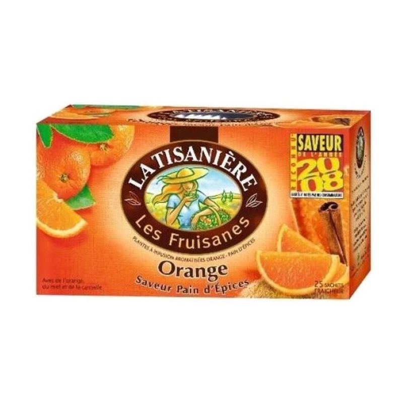 La Tisaniere Bte 25Saint Infusion Orange/Pain Epice