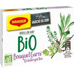 Maggi Bouillon Bouquet Garni Bio : Les 8 Cubes De 10G - 80G