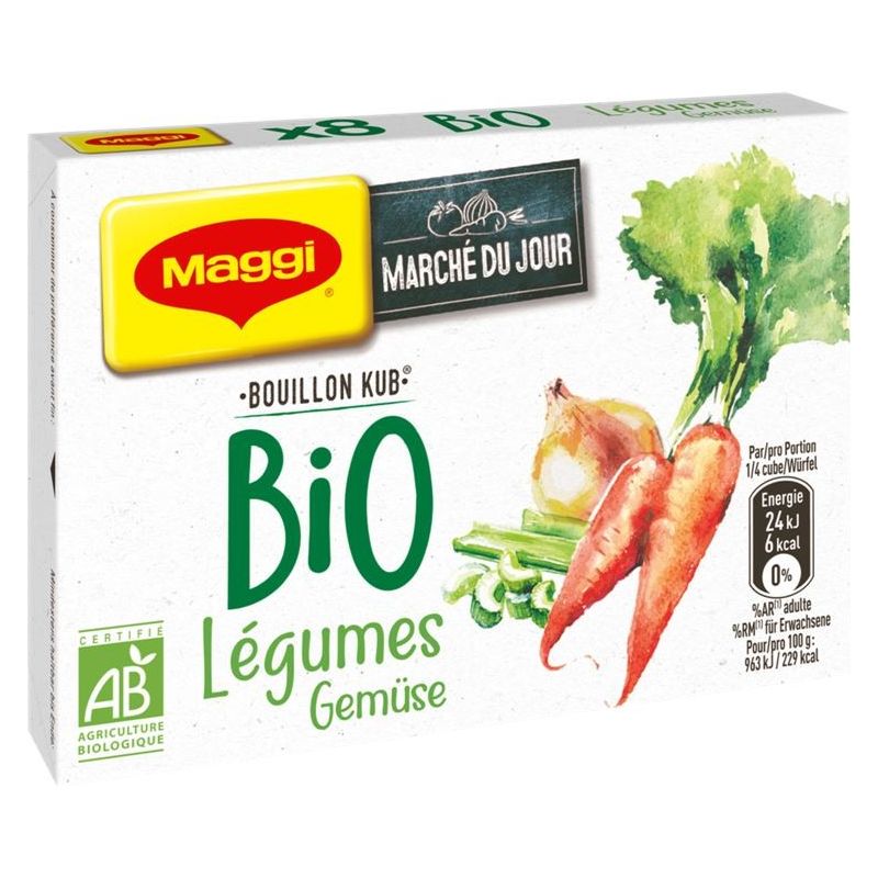 Maggi Bouillon Kub Bio Légume 80G