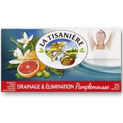 La Tisanière Infusion Pamplemousse : Boite De 25 Sachets - 37,5 G