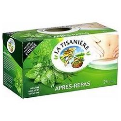 La Tisanière Infusion Menthe Anis-Vert Verveine : Boite De 25 Sachets - 37,5 G