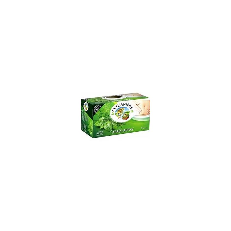 La Tisanière Infusion Menthe Anis-Vert Verveine : Boite De 25 Sachets - 37,5 G