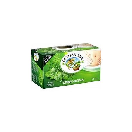La Tisanière Infusion Menthe Anis-Vert Verveine : Boite De 25 Sachets - 37,5 G