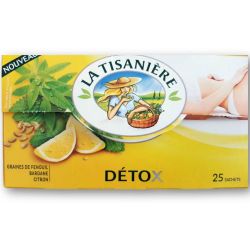 La Tisanière Infusion Détox : Boite De 25 Sachets - 37,5 G