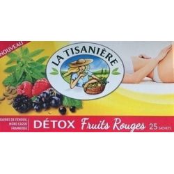 La Tisaniere Tisan Detox Frt Rouge 25S 43G