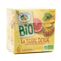 La Tisanière Infusion Detox Bio : Boite De 20 Sachets - 30G