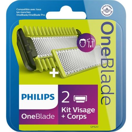 Philips Lames De Rasage Visage Et Corps Qp620/50 : Les 2