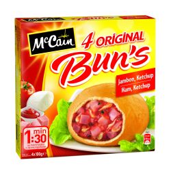 Mac Cain Mc Bun S Jambon/Ketchup Mccain Surgelés 400G
