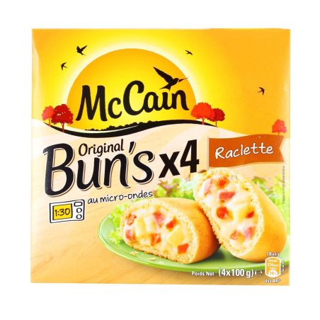 Buns 4X100G Bun'S Raclette Mccain