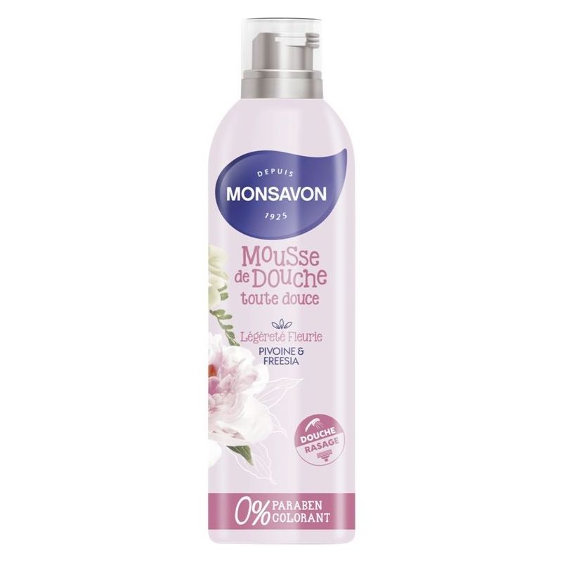 Monsavon Msav Mousse Dche Pivoine 200Ml