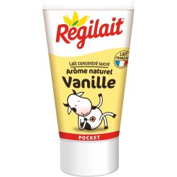 Régilait Lait Concenter Sucré Goût Vanille : Le Tube De 60 G