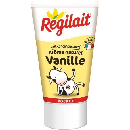 Régilait Lait Concenter Sucré Goût Vanille : Le Tube De 60 G