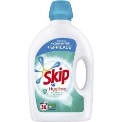 Skip Lessive Liquide Assainit Et Protège 36 Lavages : Le Bidon D'1,8L