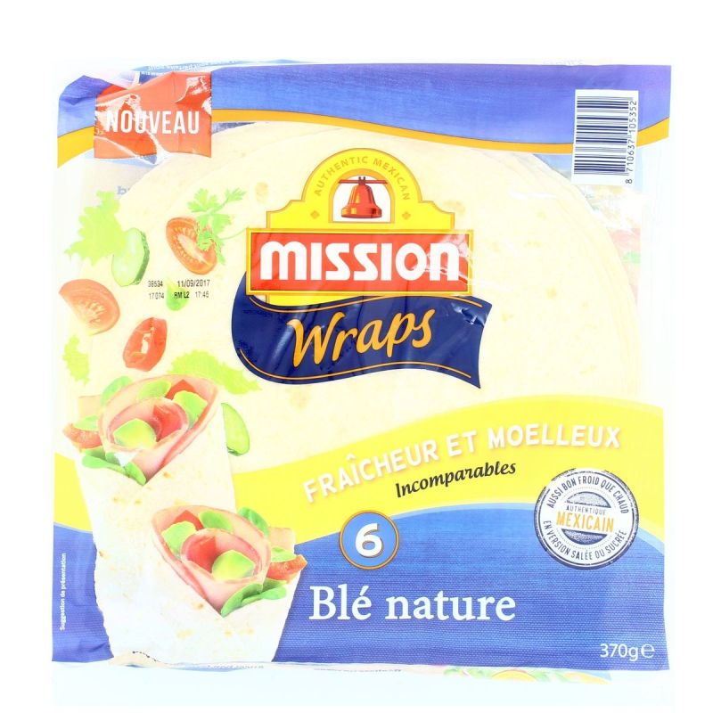 Mission Wraps Ble Natu.370G
