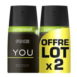 Axe Lot 2 Deo Compresse You 100Ml