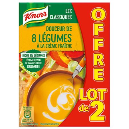 Knorr Lot.2 Brick Lit Douceur 8 Legumes