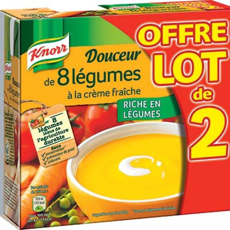 Knorr L.2 Brik Douceur 8 Legum. 50Cl