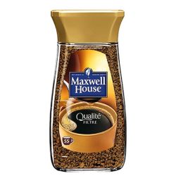 Maxwell Café Soluble Qualité Filtre : Le Bocal De 100 G