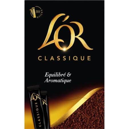 L'Or Lor Clas.Cafe Sol.80 Stck 144G