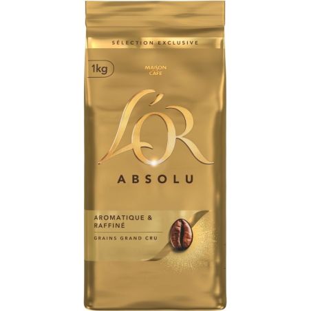 L'Or L Or Absolu Cafe En Grains1Kg