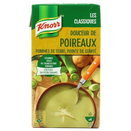 Knorr Brick 1L Soupe Douceur Poireau Pdt