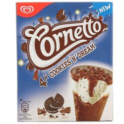 Cornetto Cookie Dream X4