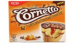 Cornetto 4 Cones Peanut 240G