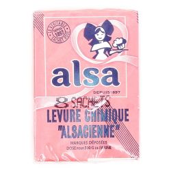 Alsa Levure Chimique Alsacienne : Les 8 Sachets De 11 G