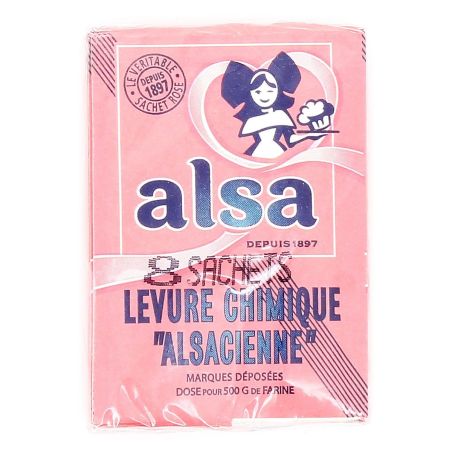 Alsa Levure Chimique Alsacienne : Les 8 Sachets De 11 G