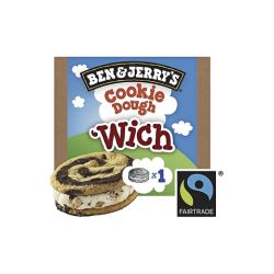 Ben & Jerry'S Glace Unite B&J Wich Cookie66G