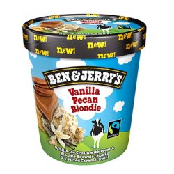 Ben & Jerry'S B&J Pot Vanille Pecan 414G