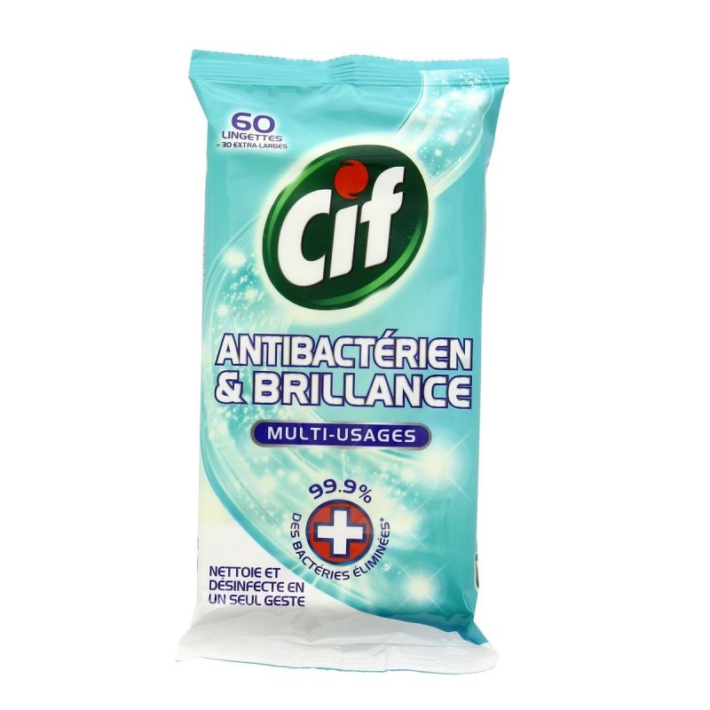 Cif Lingettes Antibac X60