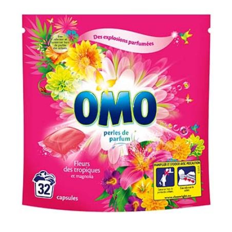 Omo 32 Capsules Lessive Oa Doy24.5Ml