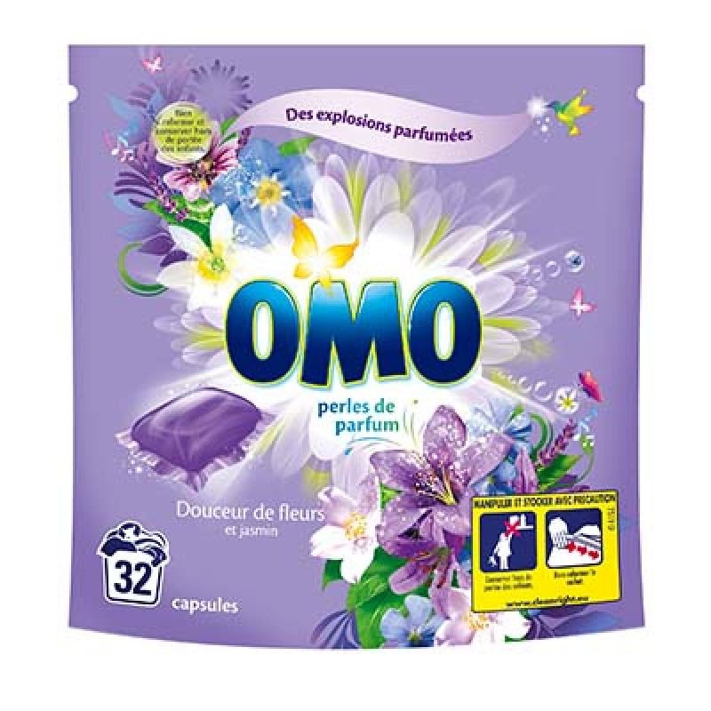 Omo 32 Capsules Lessive Fl Doy24.5Ml